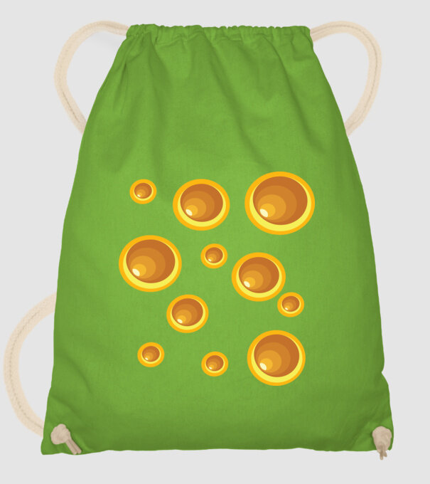 Cașcaval carnaval model verde de măr pe tricou