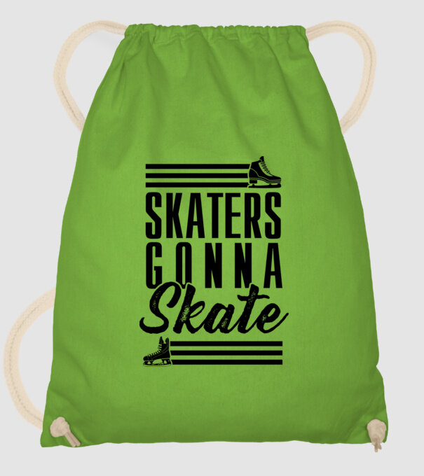 Skaters gonna skate model verde de măr pe tricou