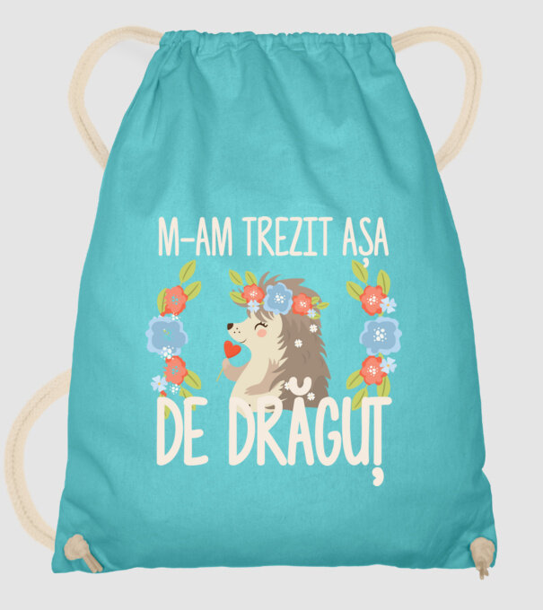 M-am trezit așa de drăguț model turcoaz pe tricou