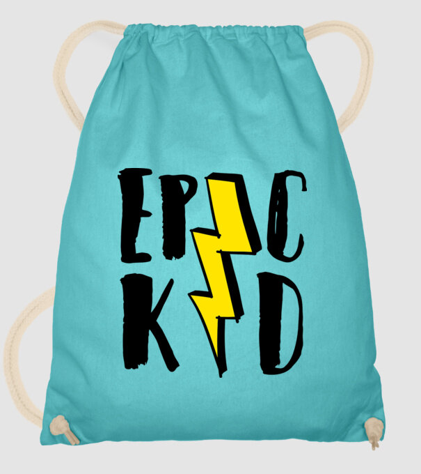 EpicKid model turcoaz pe tricou