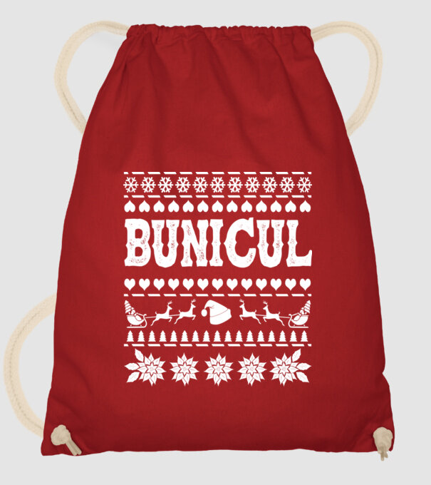 Bunicul model roșu pe tricou
