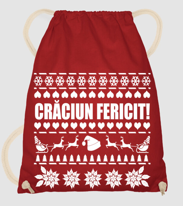 crăciun Fericit! model roșu pe tricou