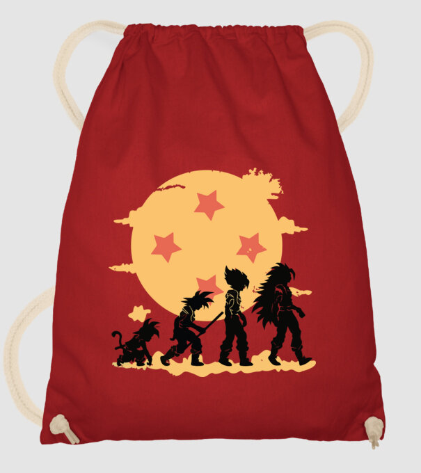 dragonball evolution model roșu pe tricou