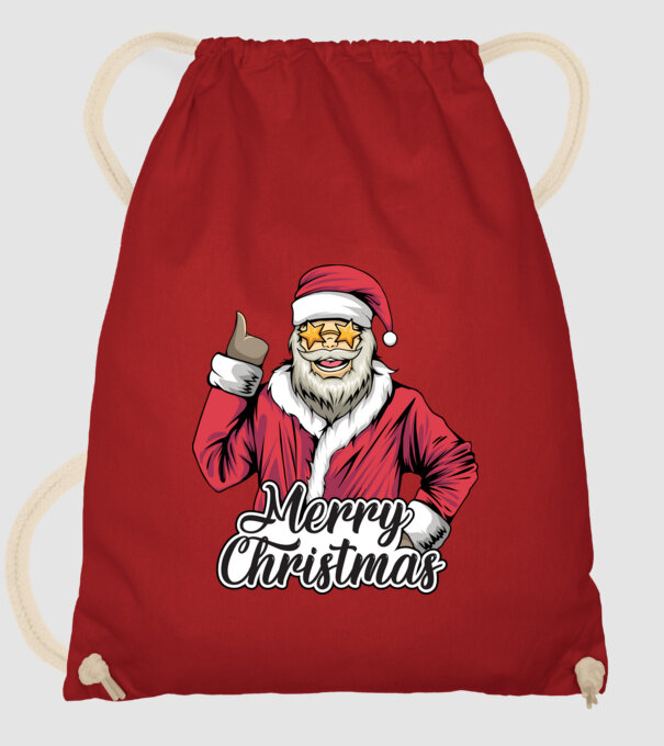 Merry christmas Santa model roșu pe tricou