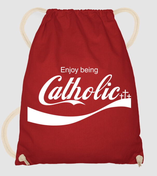 ChatoliCoke model roșu pe tricou
