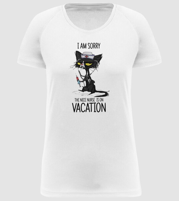 Sora mai drăguță e în vacanță model alb pe tricou