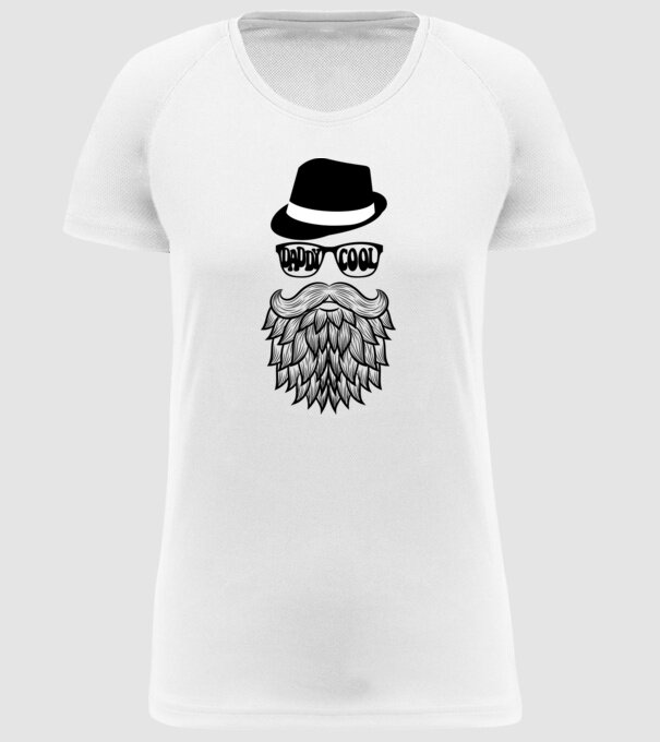 Daddy Cool model alb pe tricou