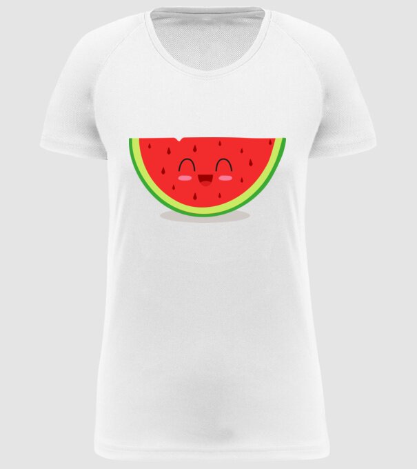 Pepene model alb pe tricou