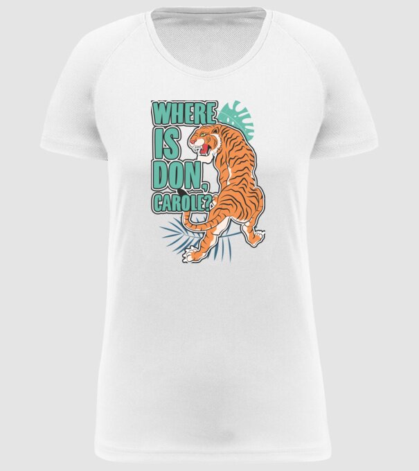 DonCarole model alb pe tricou