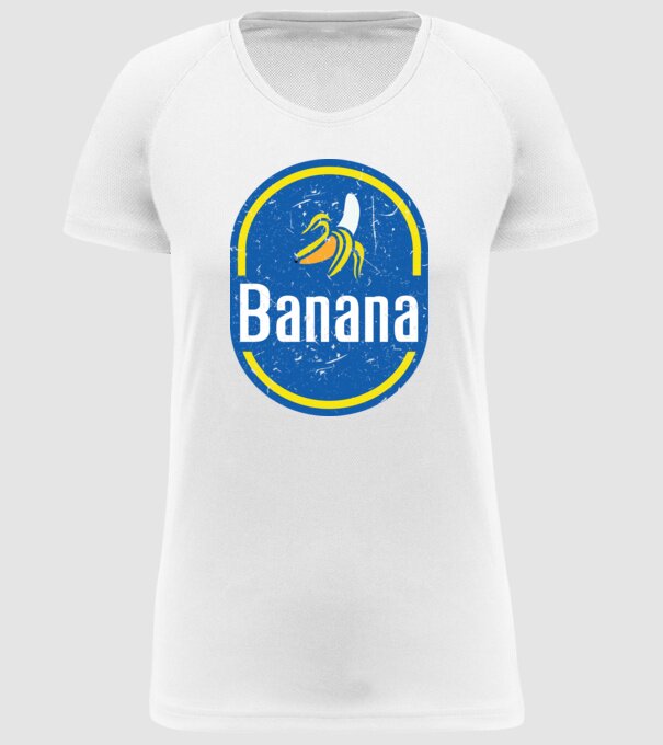 Banane carnaval model alb pe tricou