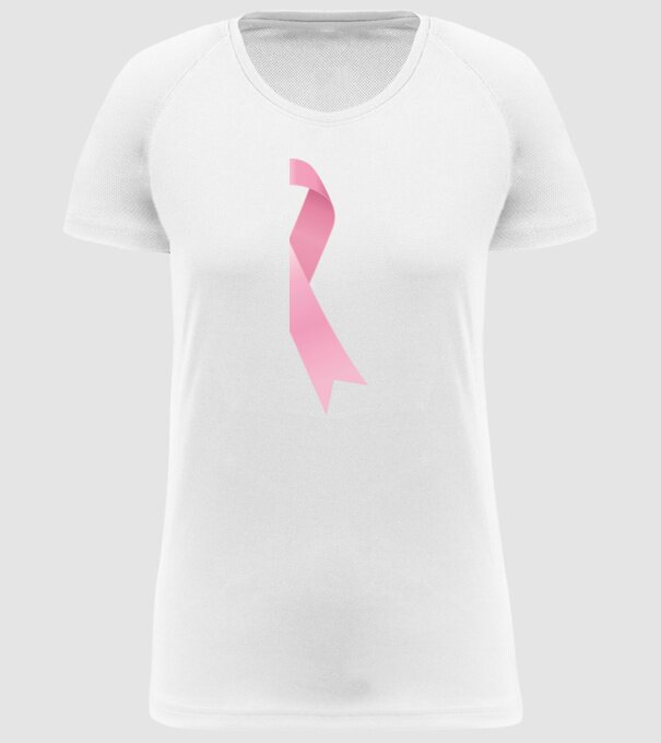 Panglică mare model alb pe tricou