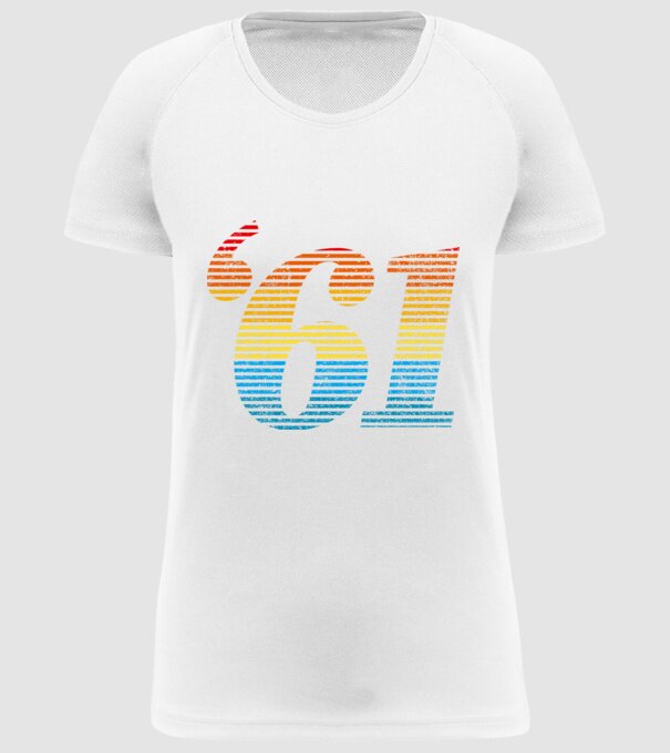 Retro Birthday 1961 model alb pe tricou