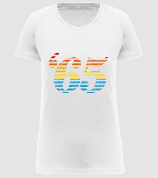 Retro Birthday 1965 model alb pe tricou