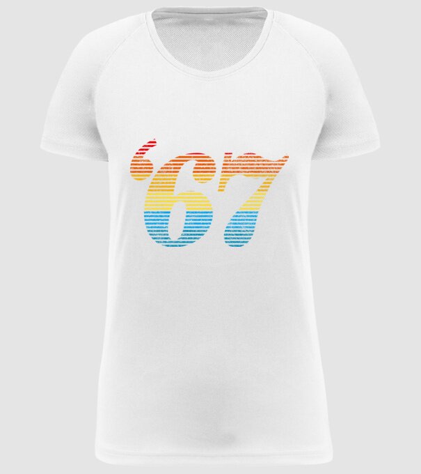 Retro Birthday 1967 model alb pe tricou