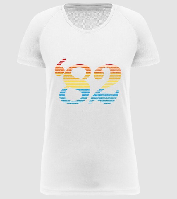 Retro Birthday 1982 model alb pe tricou