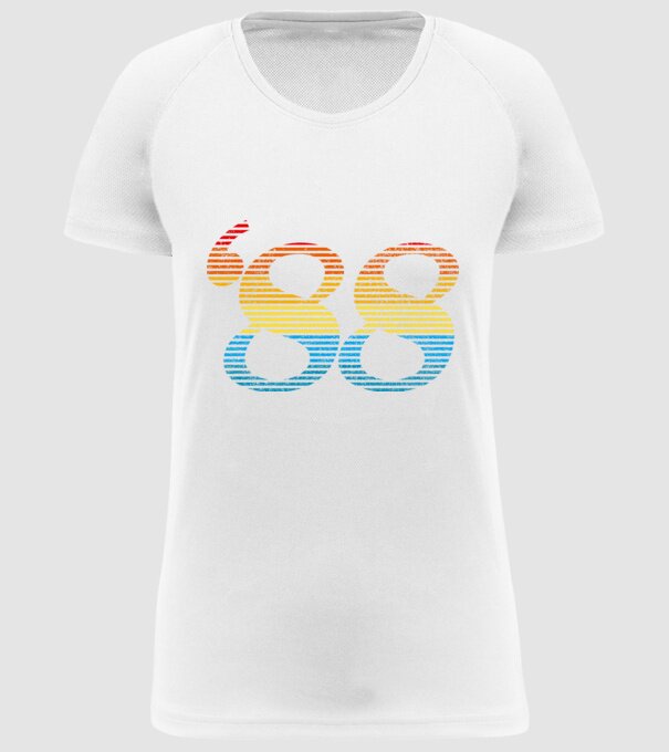Retro Birthday 1988 model alb pe tricou