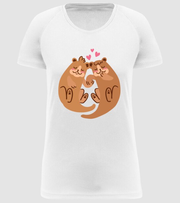 LENEȘI ÎNDRĂGOSTIȚI 2 model alb pe tricou