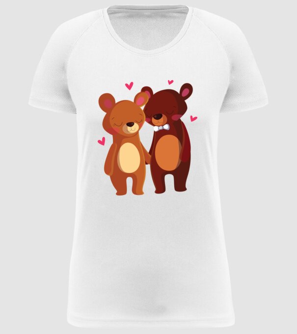 URȘI ÎNDRĂGOSTIȚI 2 model alb pe tricou