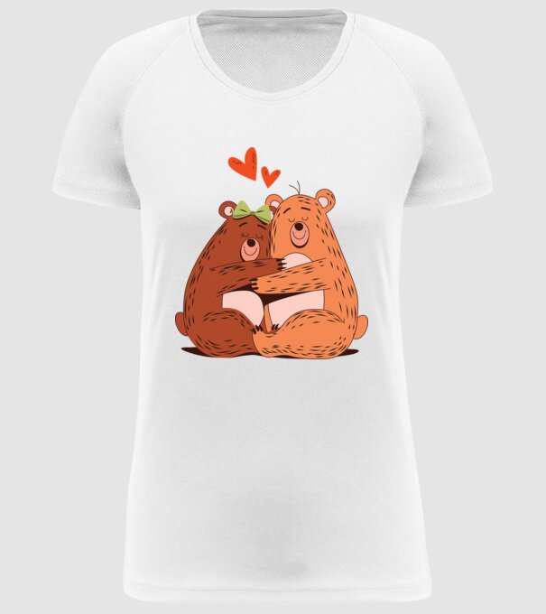 URȘI ÎNDRĂGOSTIȚI 3 model alb pe tricou