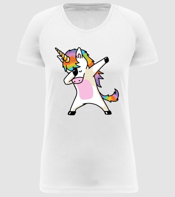 UNIDAB model alb pe tricou