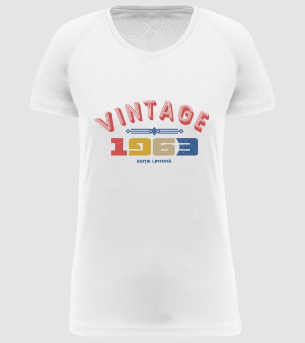 1963 Ediție limitată model alb pe tricou