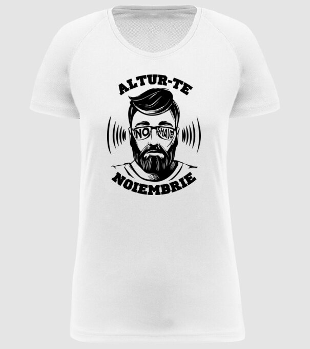 alătură-te - noiembrie model alb pe tricou
