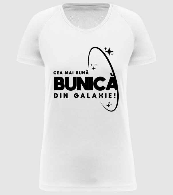 Cea mai bună mamă din Galaxie! model alb pe tricou