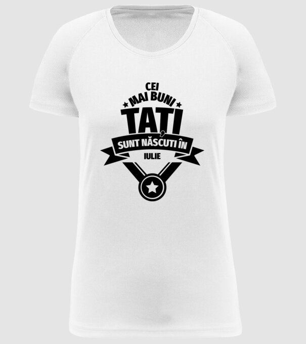 Cei mai buni Tați sunt născuți în martie. model alb pe tricou