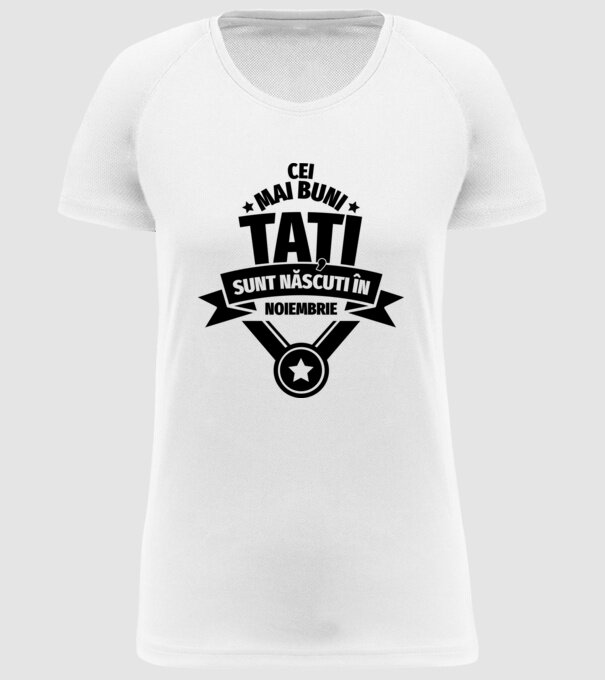 Cei mai buni Tați sunt născuți în martie. model alb pe tricou