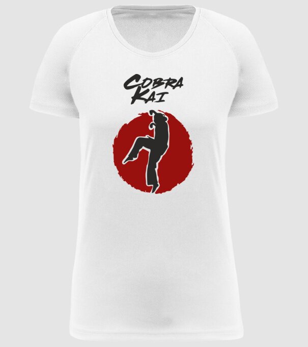 cobra kai larusso model alb pe tricou
