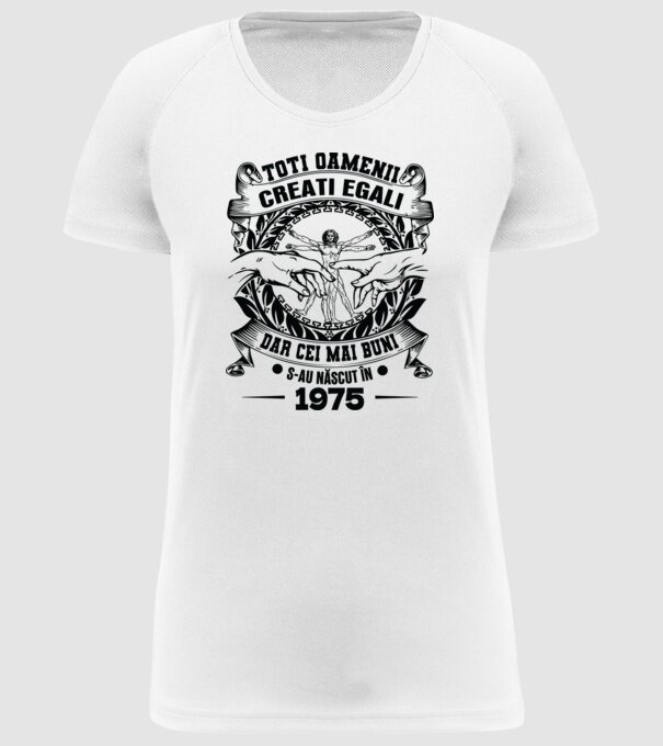 Da Vinci 50 1975 model alb pe tricou