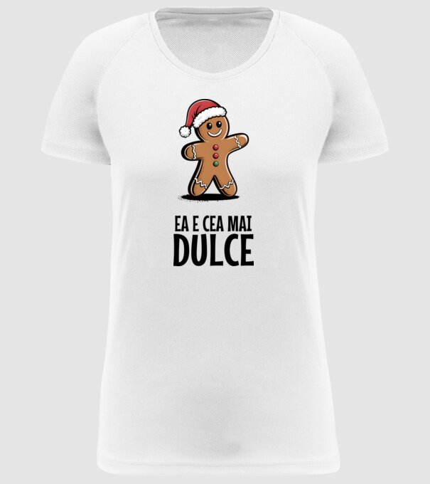 Ea e cea mai dulce alb model alb pe tricou