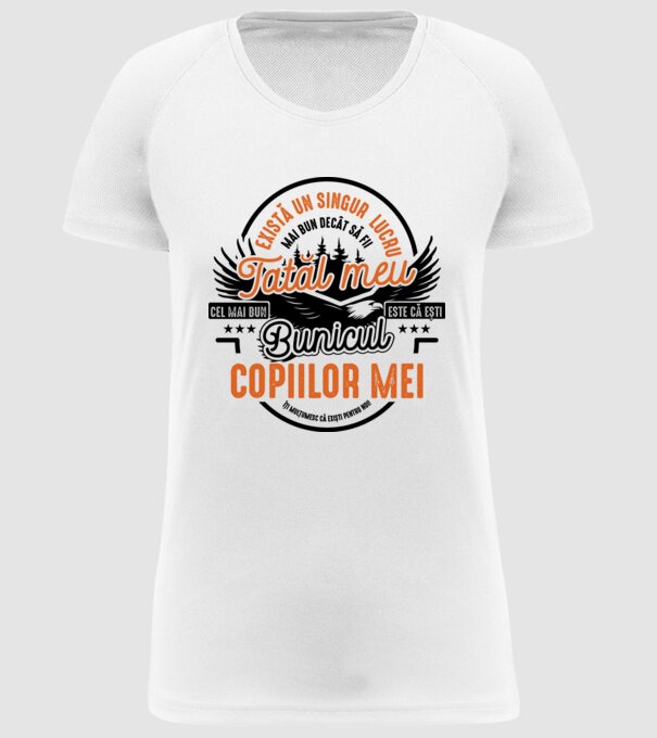 Există un singur lucru mai bun decât să fii tatăl meu, cel mai bun este că ești bunicul copiilor mei - îți mulțumesc că exiști p model alb pe tricou