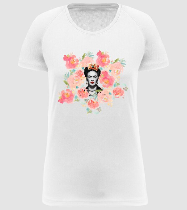 Frida Kahlo 2 model alb pe tricou