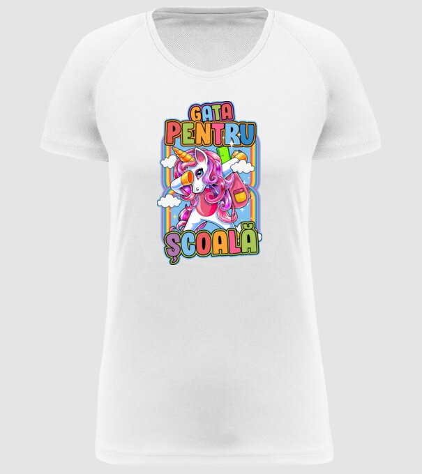 Gata pentru școală D1947707 model alb pe tricou