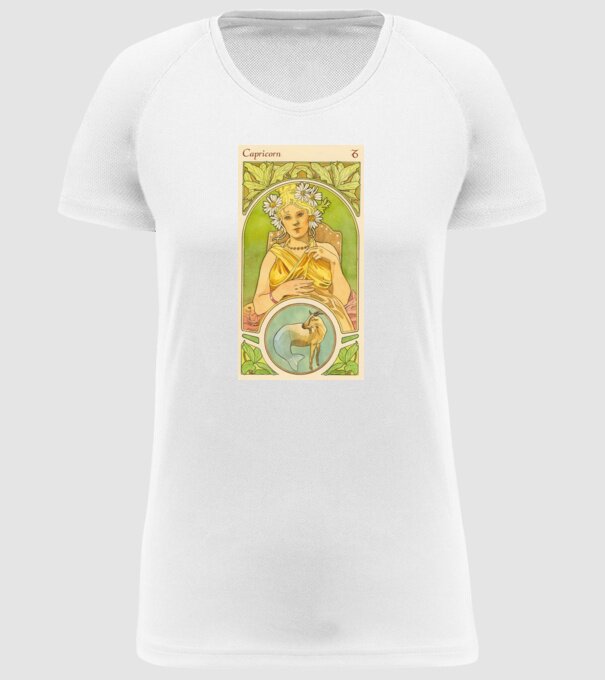Horoscop Tarot CAPRICORNUL model alb pe tricou