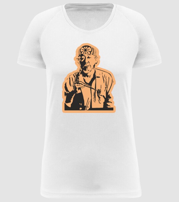 Mister miyagi cobra kai model alb pe tricou