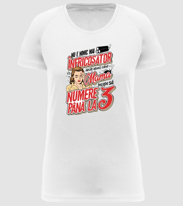 Nu e nimic mai înfricoșător decât model alb pe tricou