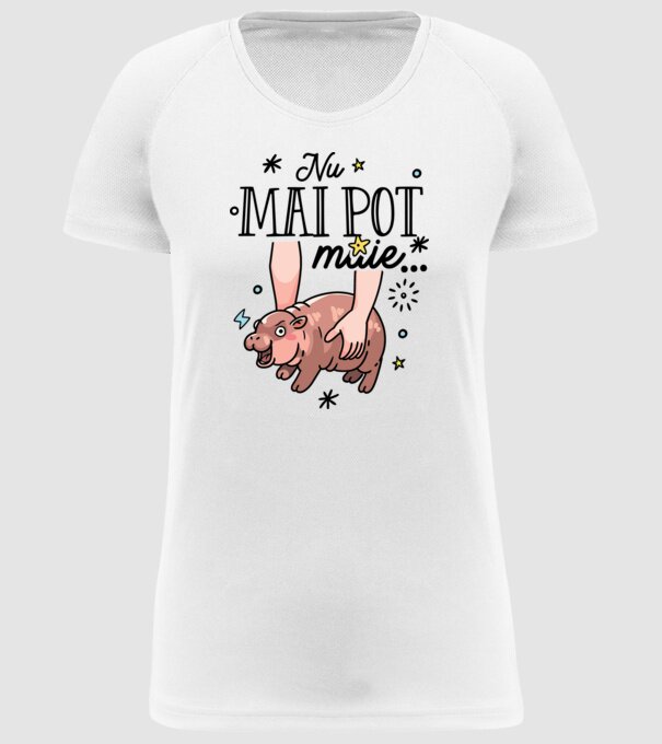 Nu mai pot muie... model alb pe tricou