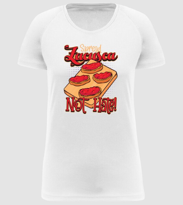 România Zacusca model alb pe tricou