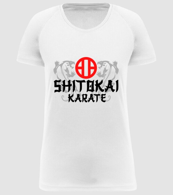 Shitokai Karate model alb pe tricou