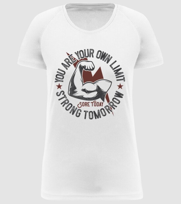Sore Today model alb pe tricou