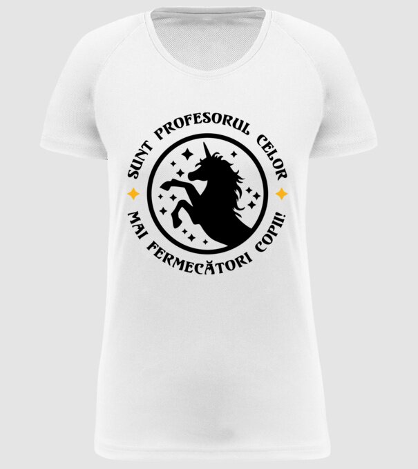 Sunt profesorul celor mai fermecători copii model alb pe tricou
