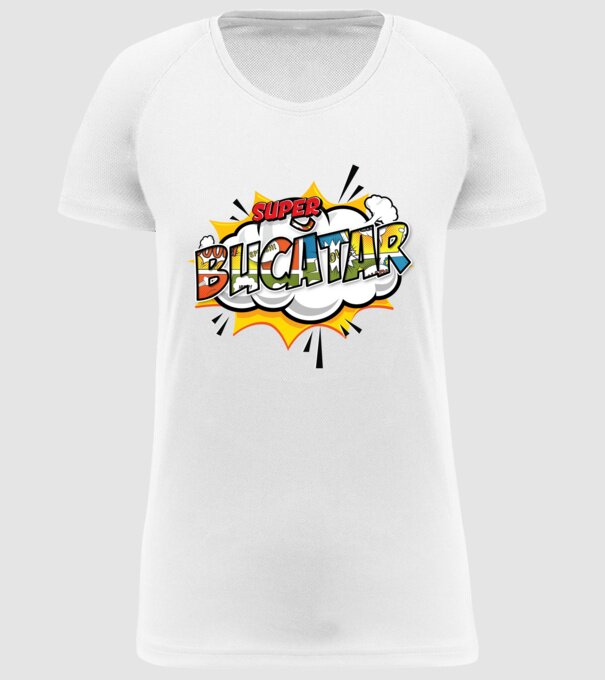 Super Bucătar model alb pe tricou