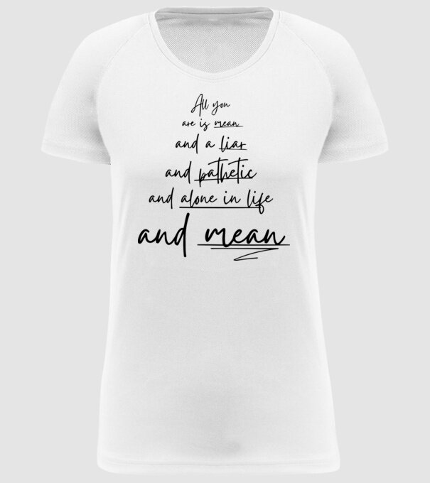 Taylor Swift all you model alb pe tricou