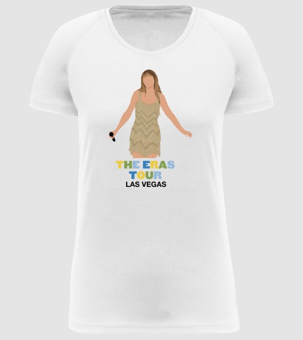 Taylor Swift The Eras Tour Las Vegas model alb pe tricou