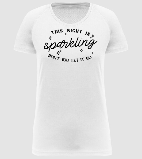 Taylor Swift This night is sparkling model alb pe tricou