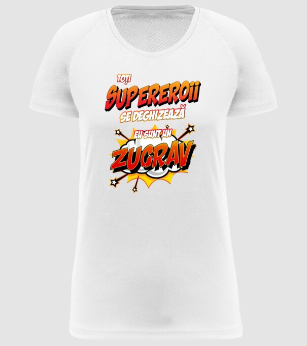 toți supereroii se deghizează, eu sunt un zugrav model alb pe tricou