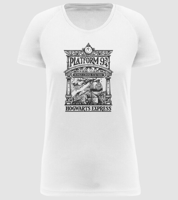 Trenuri model alb pe tricou