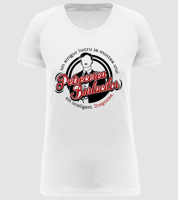 Un singur lucru ia mintea unui om inteligent model alb pe tricou